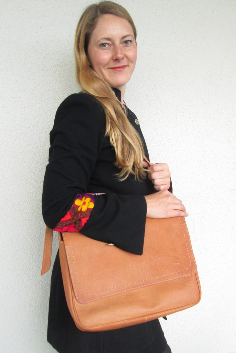 sac travers en cuir