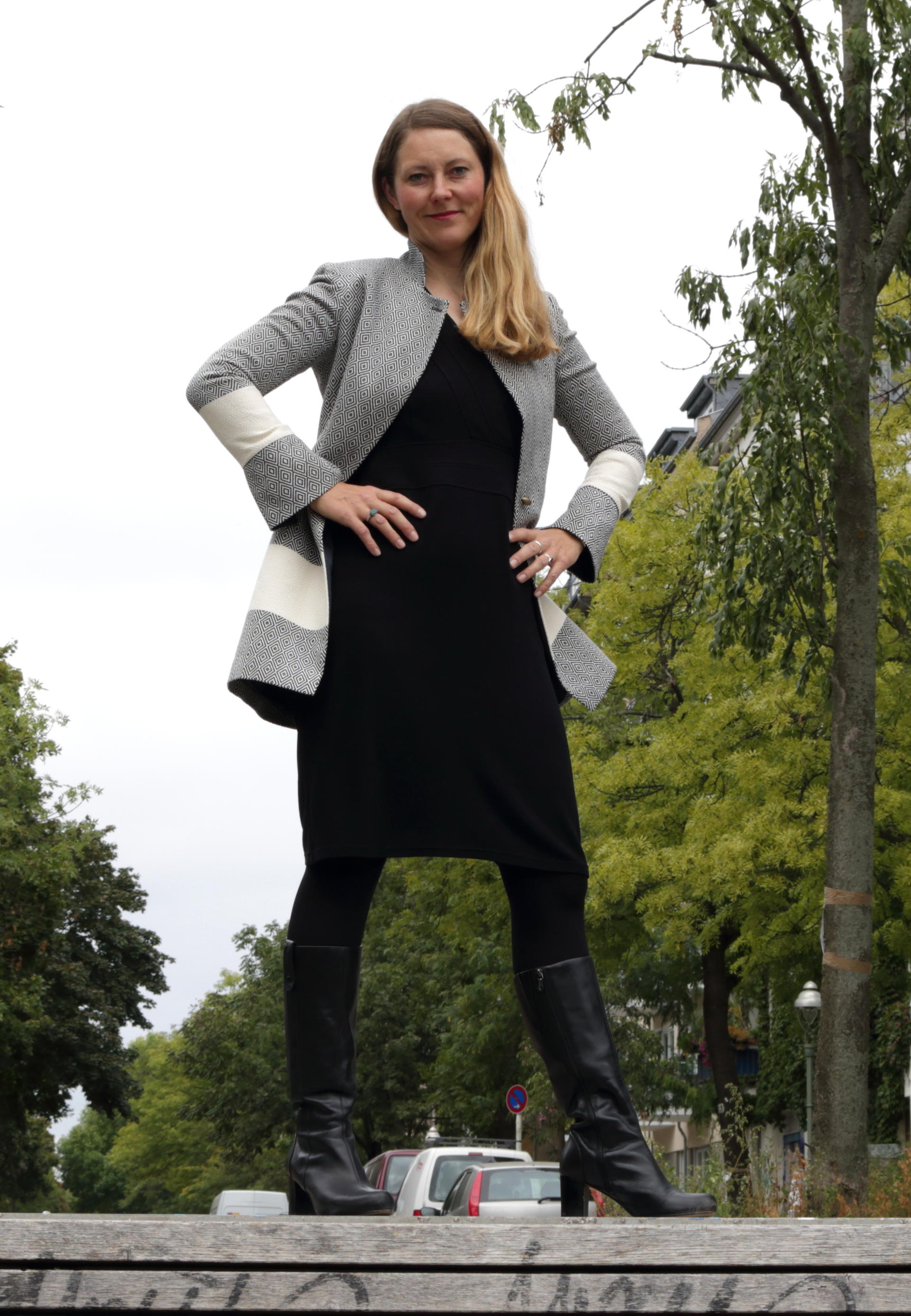 Gundara - edle Designjacke aus Baumwoll-Hamamtuch - echt chic