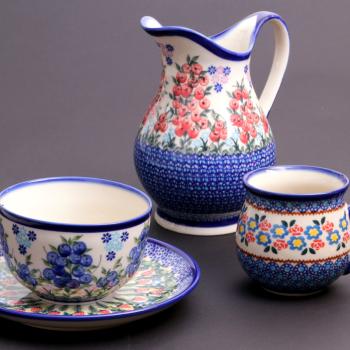 ceramics from Bunzlau, Poland