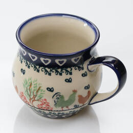 chicken pattern belly cup 0,35l