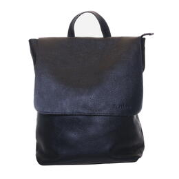 Gundara - fair laptop backpack - handmade - genuine black cow leather