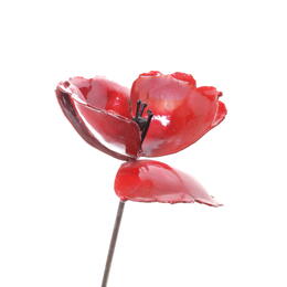 Upcycling Rote Mohnblume von Shona Art