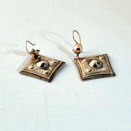 Tuareg silver earrings - fairtrade and handmade from Tuareg in Niger - Gundara
