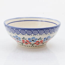 red and blue flowers bowl 0,3l