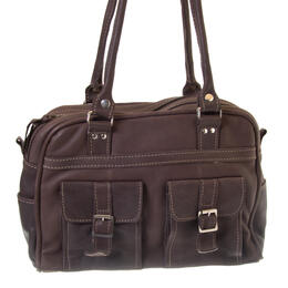 Tanya - Chocolate colour fair trade bag