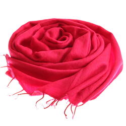 Carmin red yak shawl from Nepal women cooperative LWH
