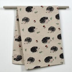 hedgehogs kitchen towel