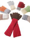 colorful baby-alpaka arm warmers