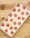 ceramic tray with big strawberries