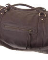 Brown leather travel bag from Zambia