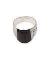 bague ebene et argent du Niger
