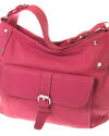 Osprey Red Leather Bag from Zambia