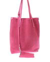 Wildleder Shopper in Rot
